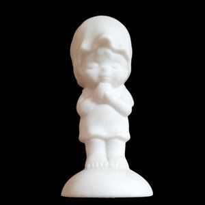 1975 Hallmark Praying Angel Little Gallery Fine Bisque Porcelain Japan